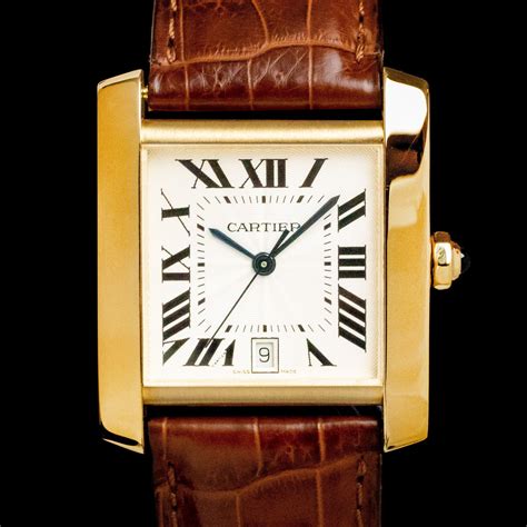 cartier tank wstch|cartier french tank watch.